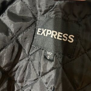 Express Quilted Black Jacket